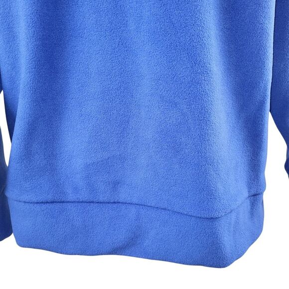 NEW Calvin Klein X-Small Performance Fleece Blue Hoodie Sweatshirt Logo Pouch - Picture 10 of 16